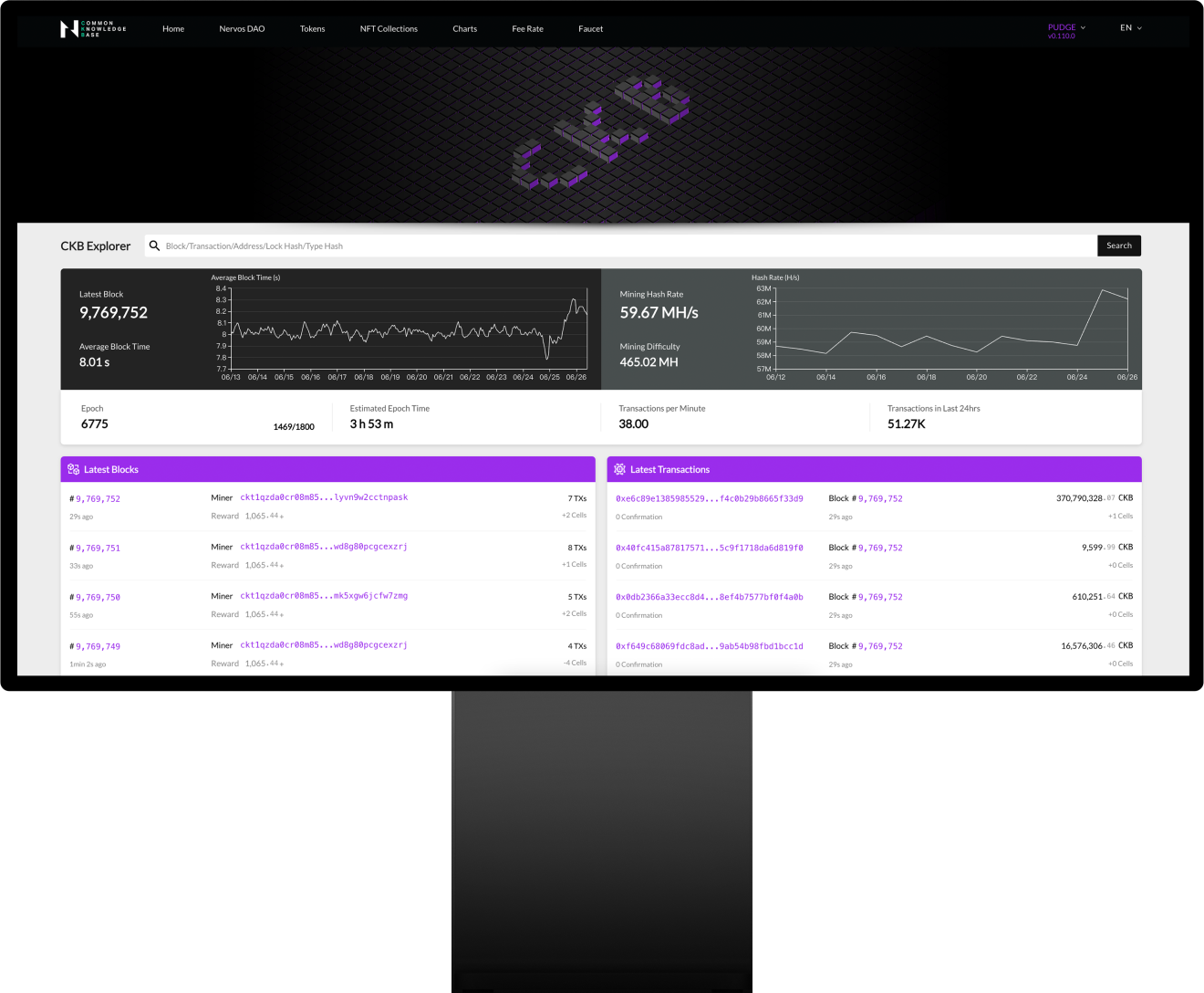 CKB Explorer Overview